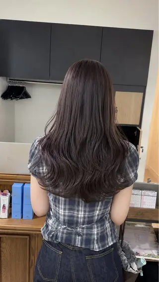 ロング カラー パーマ ヘアアレンジ メンズ キッズ 骨格補正カット/ レイヤー🌿JUNのヘアスタイル