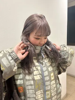セミロング ハイトーン/ブリーチ 🧁soraのヘアスタイル