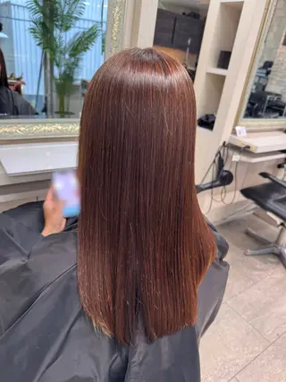 ロング 平野 世菜のヘアスタイル