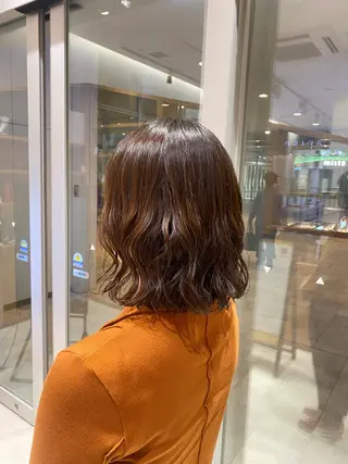 ショート パーマ 💎ツヤ髪ストレート カラー💎かのんのヘアスタイル