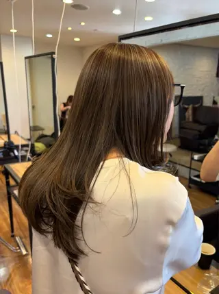 ミディアム 🌺海外風ハイライト 🌺カマタ アンナのヘアスタイル
