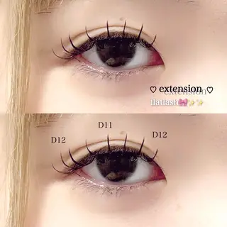 マツエク・マツパ Lucy's Eyelash小倉店のマツエク・マツパデザイン