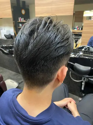 ショート メンズ メンズパーマモデル 大募集中のヘアスタイル