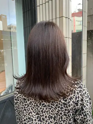 セミロング カラー Takahashi Yuriのヘアスタイル