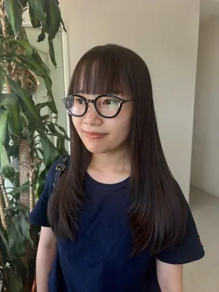 セミロング レイヤー×髪質改善 hinanoのヘアスタイル