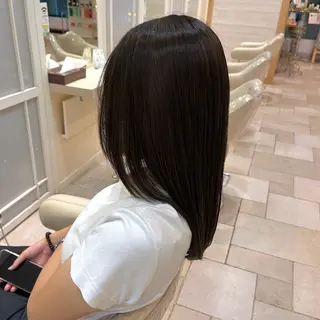セミロング カラー カットモデル募集✂️ /栄/Sayakaのヘアスタイル