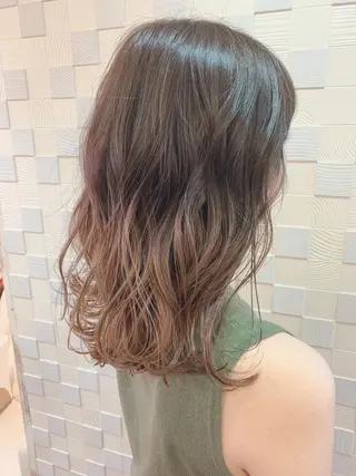 セミロング 副店長 山本 竜司のヘアスタイル