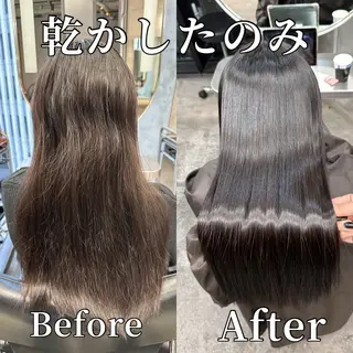 ロング 髪質改善✨️ 美髪矯正🍵|ヨコチのヘアスタイル