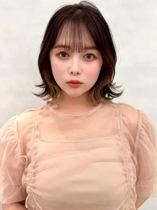ショート カラー リオ艶髪️🫧 透明感カラー🦋のヘアスタイル