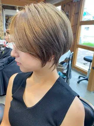 ショート Okazaki Tatsuyaのヘアスタイル