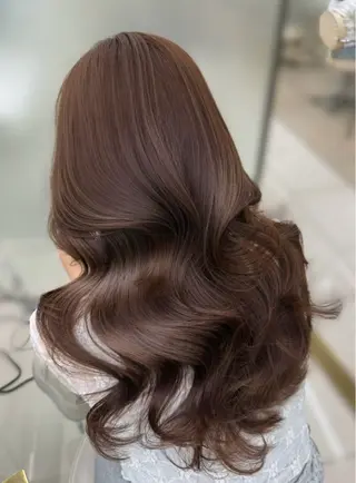 セミロング カラー 北野 駿のヘアスタイル