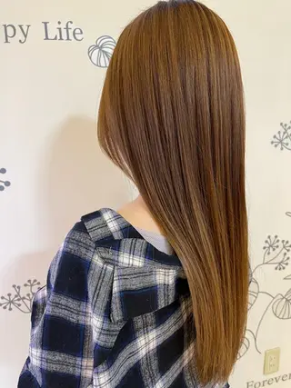ロング 梶谷 和希のヘアスタイル