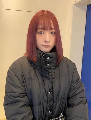 ミディアム カラー レイヤーカット🎀 NANAHAのヘアスタイル