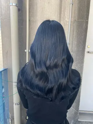 ロング ヘアアレンジ 縮毛矯正/髪質改善/ ブリーチ毛/木元渓太のヘアスタイル