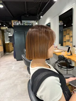 ショート カラー NANAMI🩵 大人可愛い韓国ヘアのヘアスタイル