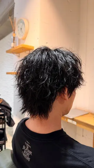メンズ 🌟透明感カラー モテ髪Ando🌟のヘアスタイル
