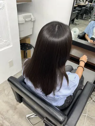 ロング 縮毛矯正/髪質改善 /艶カラー/こうめいのヘアスタイル