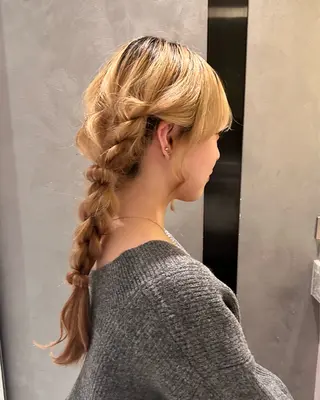 ロング レイヤーカット/ 顔まわり/まい🐇♡のヘアスタイル