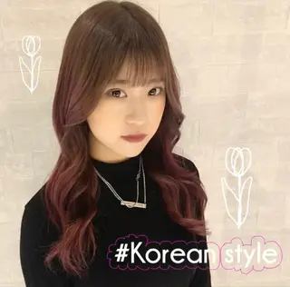ロング カラー ヘアアレンジ 眉毛スタイリング 松下すずの眉毛・アイブロウイメージ