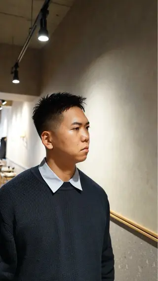 ショート メンズ 東 峻平のヘアスタイル