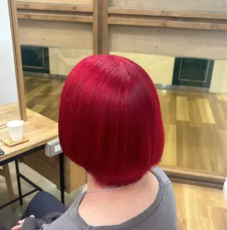 カラー CINQ ゆりんのヘアスタイル