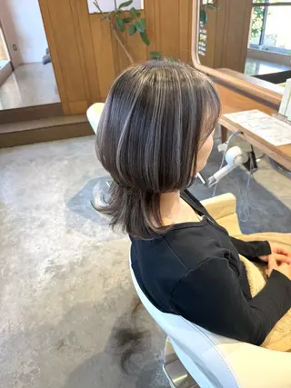ミディアム カラー WATANABE MISAKIのヘアスタイル