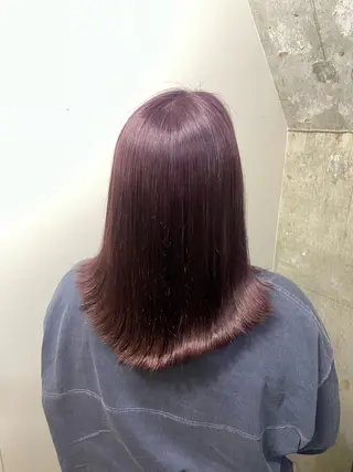 セミロング ニュアンスカラー/ 🫧レミ(坊主)のヘアスタイル