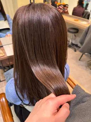 セミロング カラー 新宿 / Aujua ソムリエ🫧森田涼介のヘアスタイル