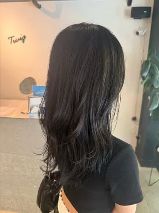 ロング 名田 凌佑のヘアスタイル