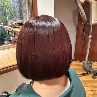 ミディアム カラー 🌸中谷 梨那/透明 感カラー×艶髪🫧のヘアスタイル