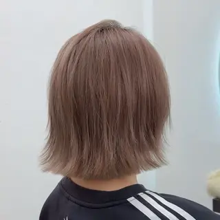 ミディアム カラー 顔周り✂️透明感 レイヤー/みっきーのヘアスタイル