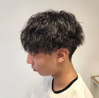 ショート パーマ メンズ 【イケメン風パーマ】 SHOFYのヘアスタイル