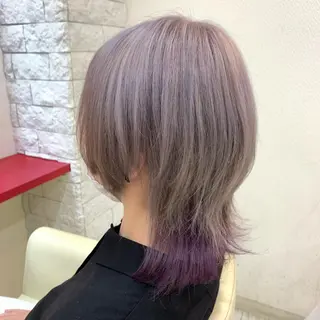 ミディアム カラー 櫻井 なんなのヘアスタイル