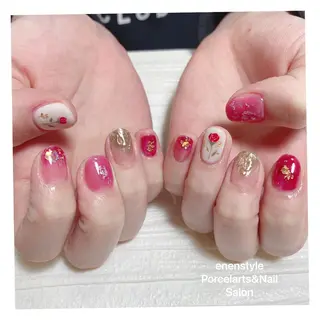 ショート ネイル 🐾enen style 🐾のネイルデザイン