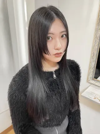 ロング 園田 渉 ◤SHIKIO◢のヘアスタイル