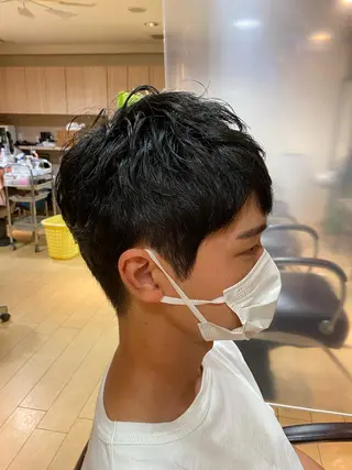 パーマ メンズ 安藤 慎悟のヘアスタイル