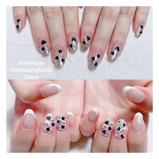 ミディアム ネイル 🐾enen style 🐾のネイルデザイン