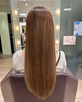 カラー ロング 髪質改善/白髪ぼかし SHIONのヘアスタイル