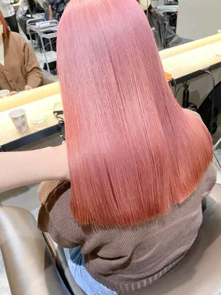 ロング カラー ボブ/レイヤーカット 縮毛矯正/コウキ新宿のヘアスタイル