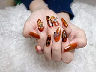 ネイル ki🍒🍒 ki ツルツルネイルのネイルデザイン