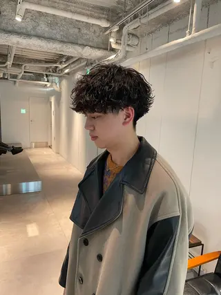 ショート パーマ メンズ 🔱メンズパーマ特化 🔱山下和輝のヘアスタイル