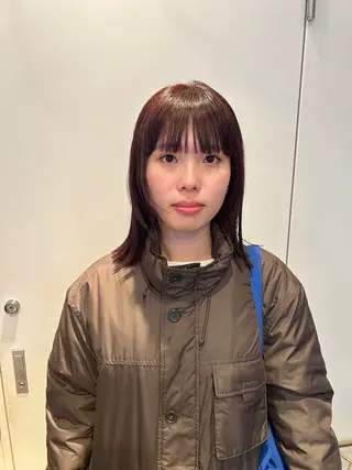 ミディアム カラー ナチュラル大人っぽい スタイル MAORIのヘアスタイル