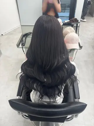 ミディアム 横浜　エクステ🎀 カラー／ルナのヘアスタイル
