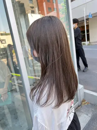 ロング カラー ヘアアレンジ ハッシュカット/レイ ヤーカットArataのヘアスタイル