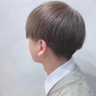 ミディアム カラー パーマ メンズ FAAM Tsuneのヘアスタイル