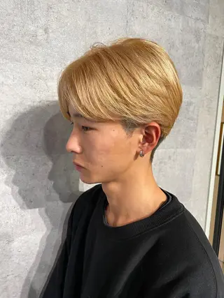 カラー メンズ 勝毛 広貴のヘアスタイル