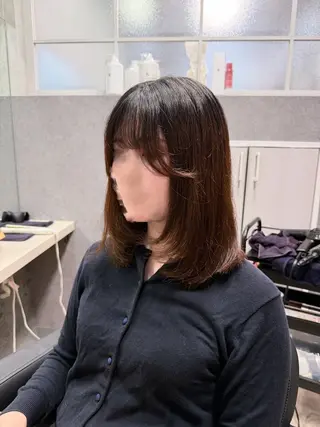 セミロング 加藤 あおいのヘアスタイル