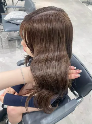 ロング カラー Kana 艶カラー透明感カラーのヘアスタイル