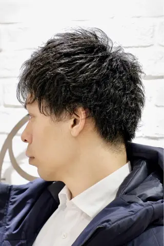 ショート パーマ LAVIE barberのヘアスタイル