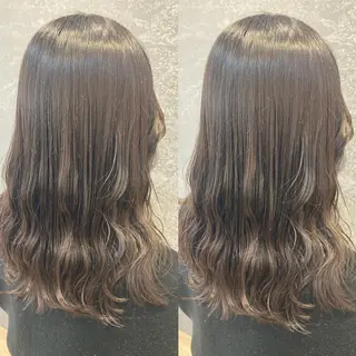 セミロング み うのヘアスタイル